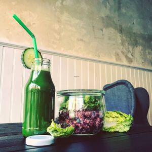 Green Juice & Quinoa Salad at The Green in Nuremberg