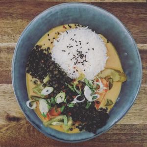 Coconut-Lentil-Curry at The Green in Nuremberg