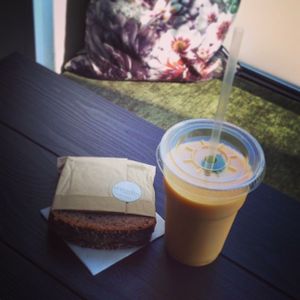 Compostable take away cups and containers at The Green in Nuremberg