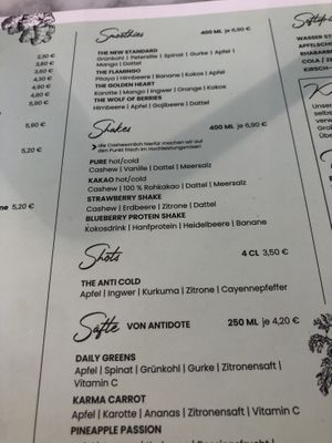 Drinks  #Veganuary at The Green in Nuremberg