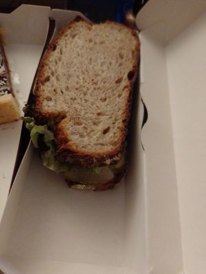 Avocado sandwich takeaway - ok at The Green in Nuremberg
