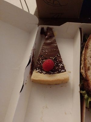 Moussee tart takeaway - delicious at The Green in Nuremberg