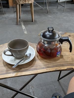 Hot Ginger Tea at Freak Coffee in Ubud