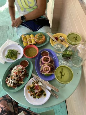 Fish tacos 😘👌🏽are MAGIC.  Enchilada are DELISH. Mushroom 🍄 tacos are also magic!  at Jajaja Mexicana - Lower East Side in New York City