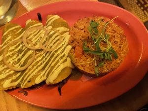 Enchiladas  at Jajaja Mexicana - Lower East Side in New York City