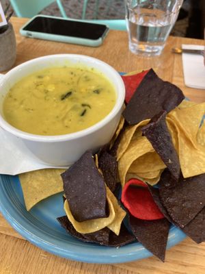 Queso and chips  at Jajaja Mexicana - Lower East Side in New York City