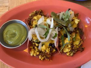 Brunch tacos  at Jajaja Mexicana - Lower East Side in New York City