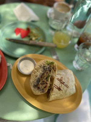 Vegan Chicken burrito   at Jajaja Mexicana - Lower East Side in New York City