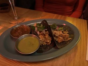Jackfruit tacos  at Jajaja Mexicana - Lower East Side in New York City