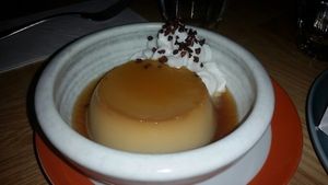 flan at Jajaja Mexicana - Lower East Side in New York City