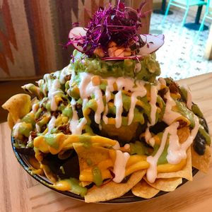 nachos at Jajaja Mexicana - Lower East Side in New York City