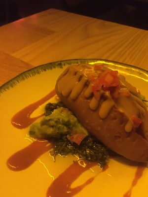 Pumpkin and Beet Empanada at Jajaja Mexicana - Lower East Side in New York City