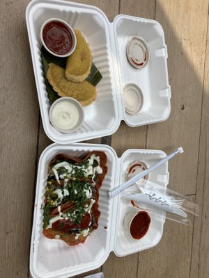 Tacos epanades   at Jajaja Mexicana - Lower East Side in New York City