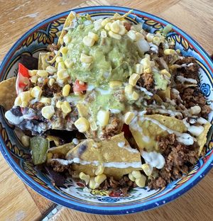 Nachos, add guacamole  at Jajaja Mexicana - Lower East Side in New York City
