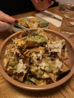 The Best Nachos  at Jajaja Mexicana - Lower East Side in New York City