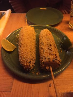 Street corn/Vegan ELote at Jajaja Mexicana - Lower East Side in New York City