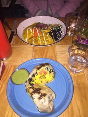 Breaky Burrito 🌯 and Tumeric bowl 🍲  at Jajaja Mexicana - Lower East Side in New York City