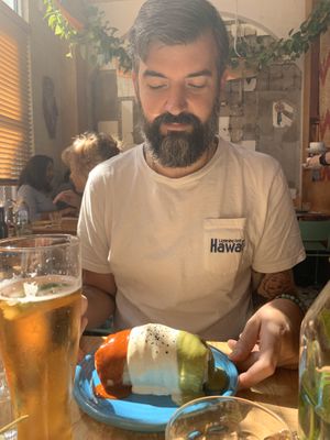 burrito at Jajaja Mexicana - Lower East Side in New York City