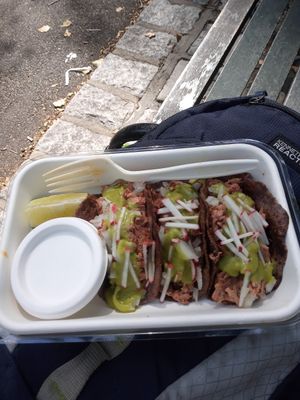 Palm hart tacos at Jajaja Mexicana - Lower East Side in New York City