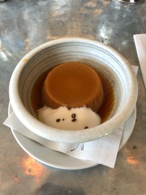 Flan at Jajaja Mexicana - Lower East Side in New York City