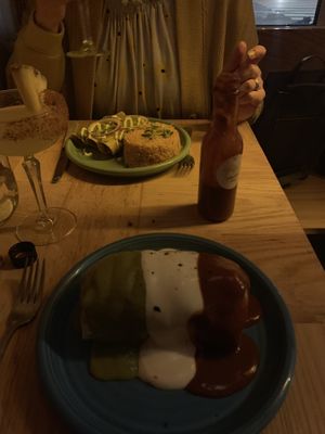 A Jackfruit burrito that changed my life.  at Jajaja Mexicana - Lower East Side in New York City