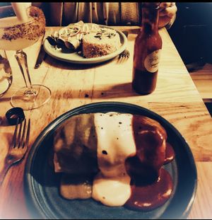 A jackfruit burrito that changed my life.  at Jajaja Mexicana - Lower East Side in New York City