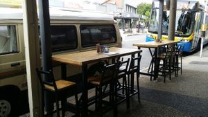 outside seating at Be Bold Nundah in Nundah