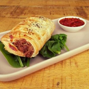 vegan sausage roll  at Be Bold Nundah in Nundah
