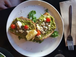 Avo and feta  at Be Bold Nundah in Nundah