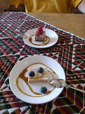 Raw vegan dessert 😋 at Suwa Restaurante Vegano in Queretaro