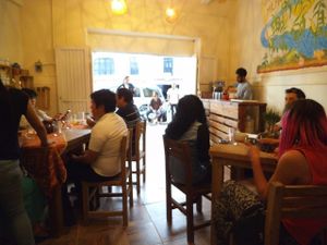 inside at Suwa Restaurante Vegano in Queretaro