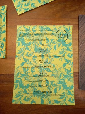 Menu at Suwa Restaurante Vegano in Queretaro