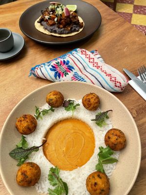 Mixiote   at Suwa Restaurante Vegano in Queretaro