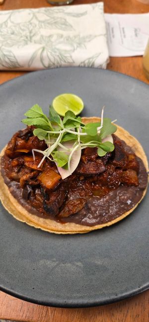 Mixiote de Setas at Suwa Restaurante Vegano in Queretaro