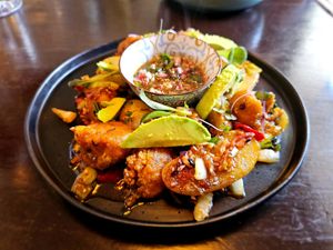 Smoky cauliflower florets. at No Three Old Bar & Restaurant in Collon