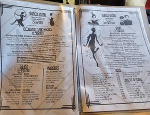 Menu. at No Three Old Bar & Restaurant in Collon