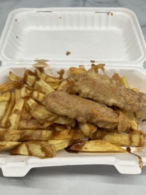 Sausage Supper  at Land and Sea Fish and Chip Shop in Polmont