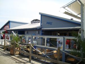 The resturant at Pråmen in Ahus