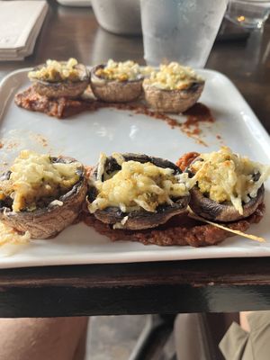 Mushroom Caps; yum 😋   at Social 242 in Kelowna