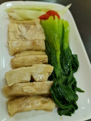 Wen Chang Vegan Chicken Rice ~ 27/8/21 at Rice House 谷王栈( 粥大王) in Central Singapore