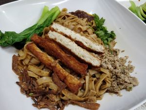 Xiang Chun wholemeal noodles at Rice House 谷王栈( 粥大王) in Central Singapore