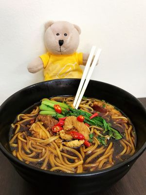 MonkeyHead Mushroom Ramen $5.80 at Rice House 谷王栈( 粥大王) in Central Singapore