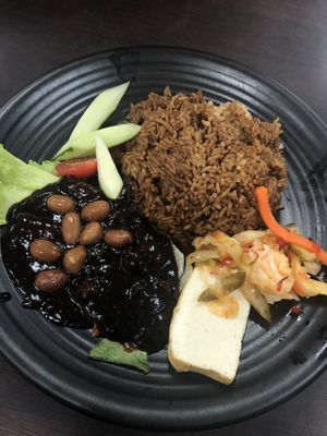 #0001 vegetarian duck rice $4.50 at Rice House 谷王栈( 粥大王) in Central Singapore