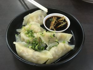 Gyoza at Rice House 谷王栈( 粥大王) in Central Singapore