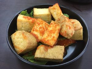 Tofu at Rice House 谷王栈( 粥大王) in Central Singapore