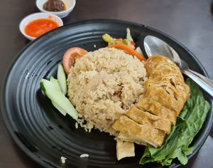 Vegan Hainan G Rice at Rice House 谷王栈( 粥大王) in Central Singapore