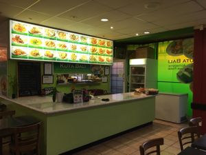 the Thai food stall with a veg menu  at Ponsonby Food Court in Auckland