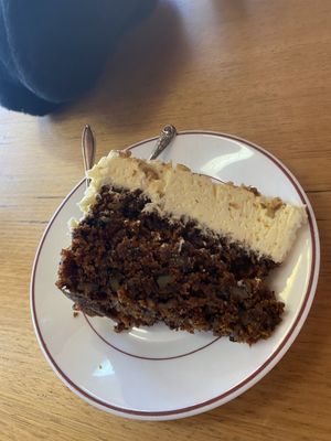 Carrot cake  at Friends of the Earth Cafe in Collingwood