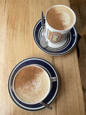Dandelion chai latte  at Friends of the Earth Cafe in Collingwood