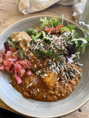 Sunday bowl delicious   at Friends of the Earth Cafe in Collingwood